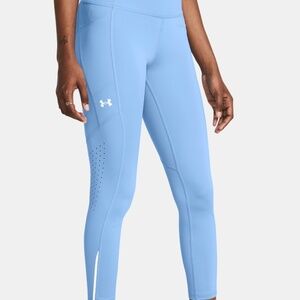 Under Armour  Blue Launch Ankle Tights Size Medium